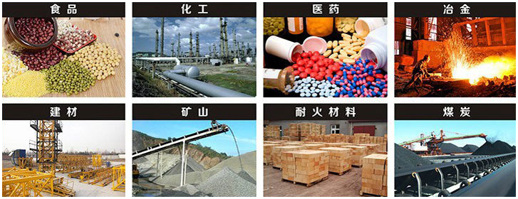 1016直線振動(dòng)篩適用行業(yè)：食品，化工，醫(yī)藥，冶金，建材，礦山，耐火材料，煤炭。