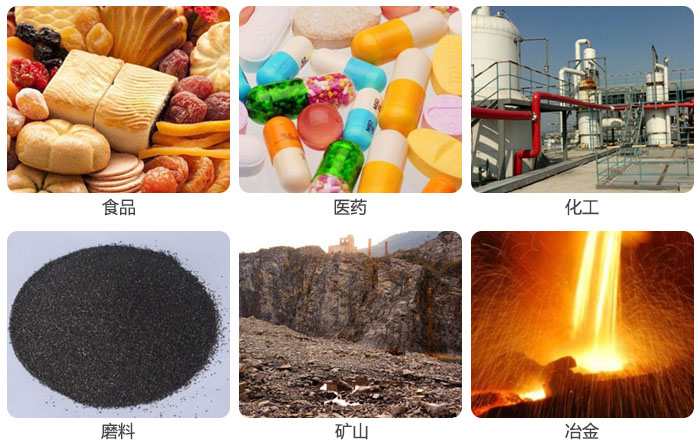 實(shí)驗(yàn)篩用于食品，磨料，醫(yī)藥，化工，冶金等行業(yè)的試驗(yàn)中。