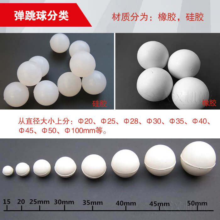 彈跳球由：硅膠于橡膠兩種材質。不同材質有不同的優(yōu)勢。